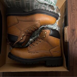 Eurostar Women’s Steel Toe Work Boots Black S 6M Slip Resistant ASTM Safety New